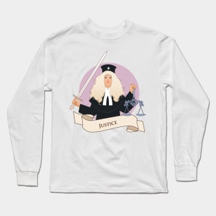 Tarot Arcana: Justice Long Sleeve T-Shirt